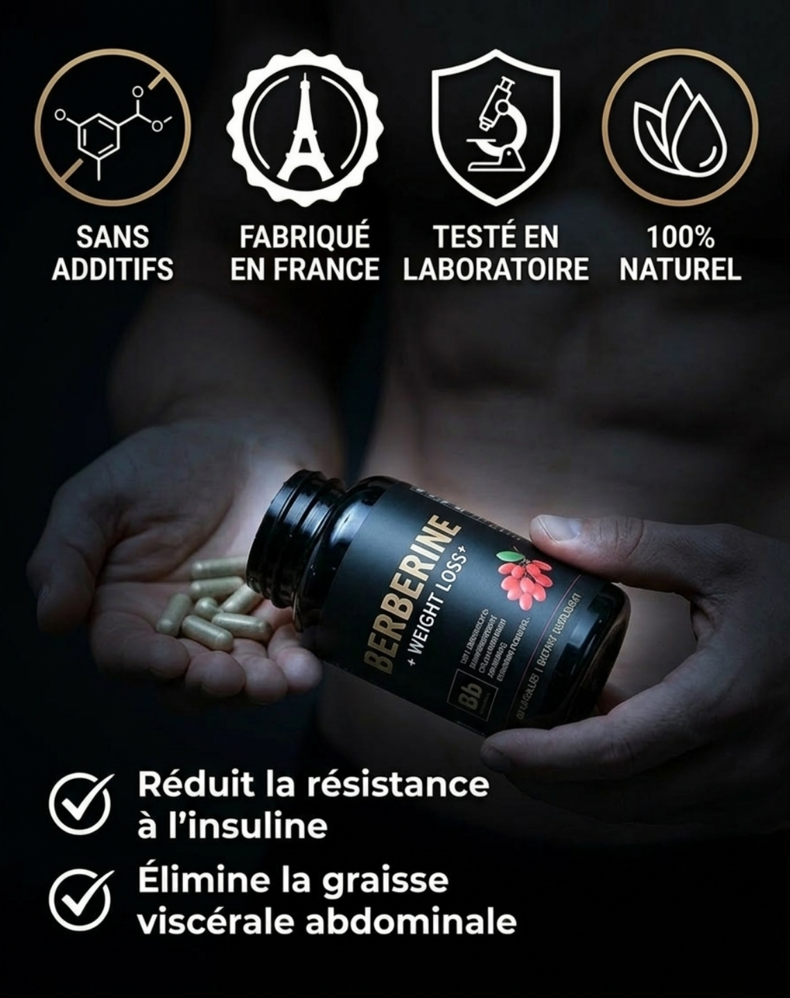 Zvelt Berbérine Perte de Poids Homme