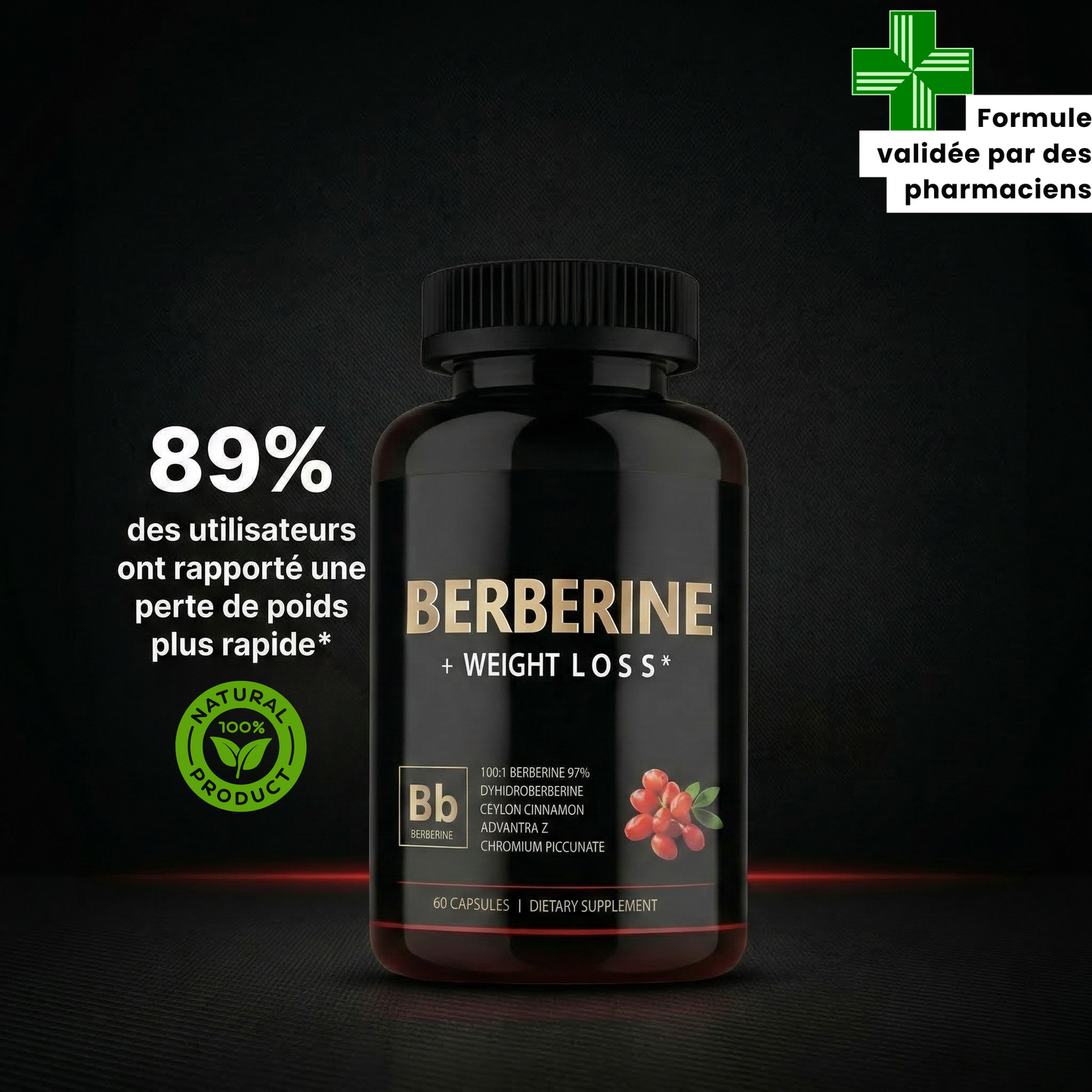 Zvelt Berbérine Perte de Poids Homme